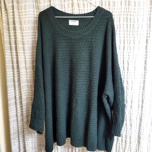 Old Navy Tunic Sweater, Size 4X, Green